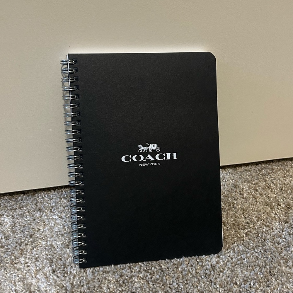 Coach Black and White Spiral Notebook Refill 6x8